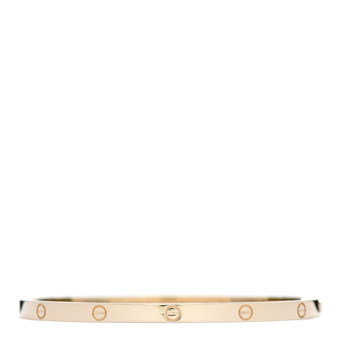 18K Yellow Gold Small LOVE Bracelet 16