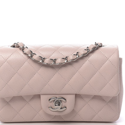 Chanel Caviar Quilted Mini Rectangular Flap Light Pink 8 of 11