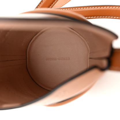 Alexander McQueen Calfskin Mini Curve Bucket Bag Tan 5 of 12