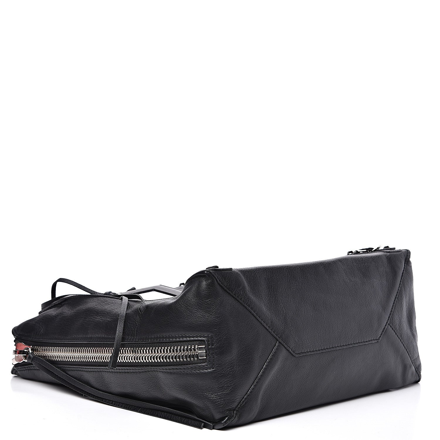 Balenciaga Veau Papier A5 Zip Around Tote Black 3 of 10