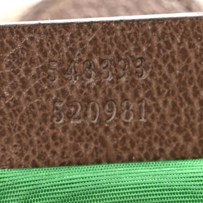 Gucci Soft GG Supreme Monogram Calfskin Medium Ophidia Cosmetic Case Beige Ebony New Acero 7 of 7