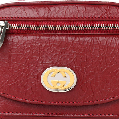 Gucci Fluffy Calfskin Mini Morpheus Belt Bag 90 36 Red 8 of 10