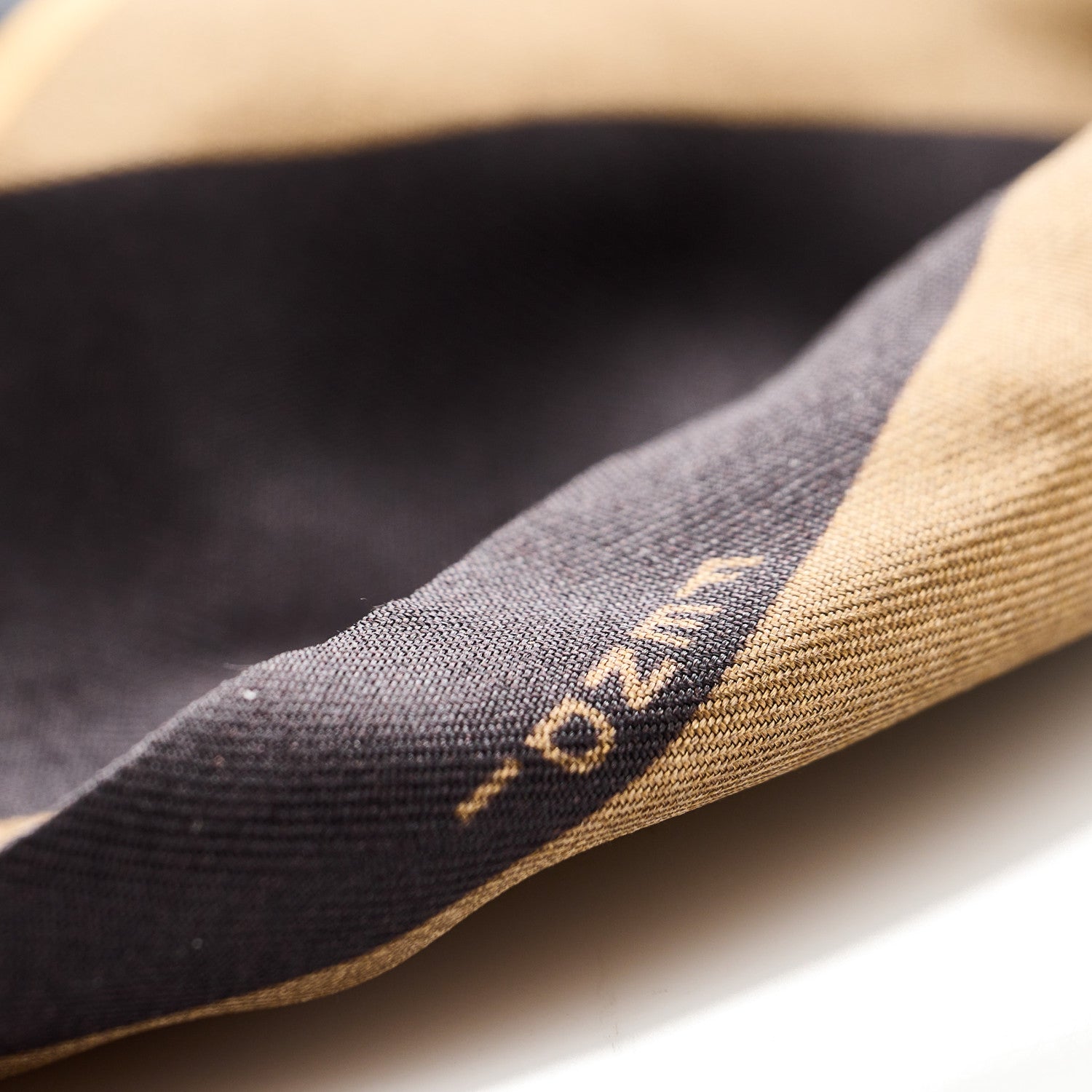 Fendi Silk Calfskin Strap You Tobacco Moro Ebano 6 of 7
