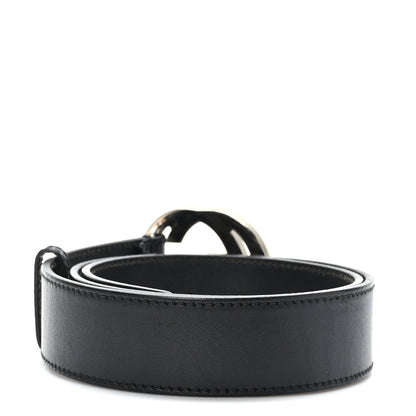 Gucci Calfskin Interlocking G 40mm Belt 85 34 Black 2 of 5