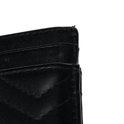 Gucci Calfskin Matelasse GG Marmont Card Holder Black 12 of 14
