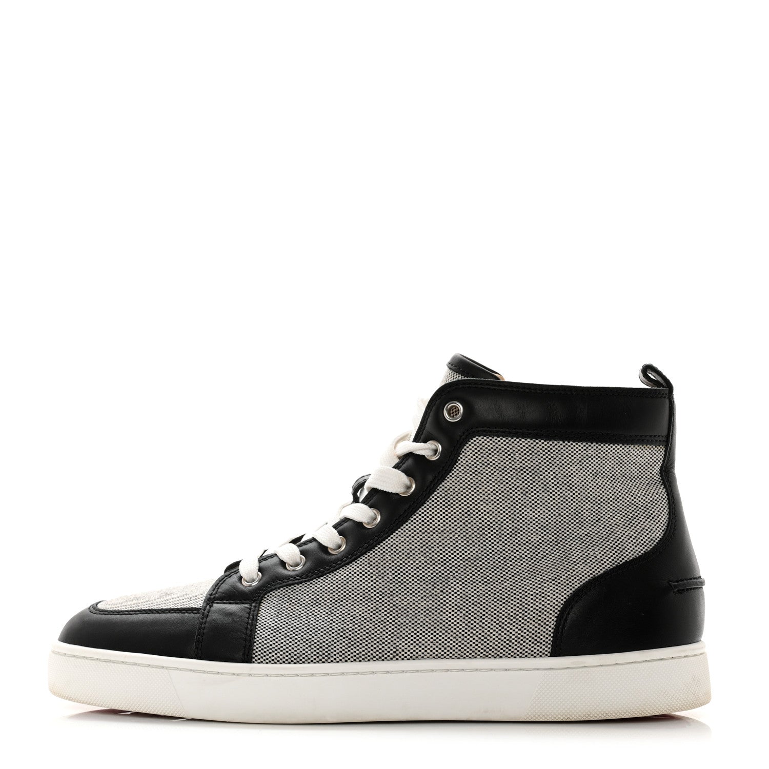 Christian Louboutin Canvas Rantus Mens Orlato Flat Sneakers 44 Black 1 of 9