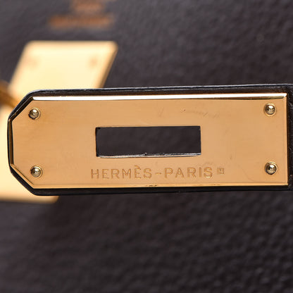 Hermes Taurillon Clemence Kelly Retourne 35 Chocolate 21 of 38