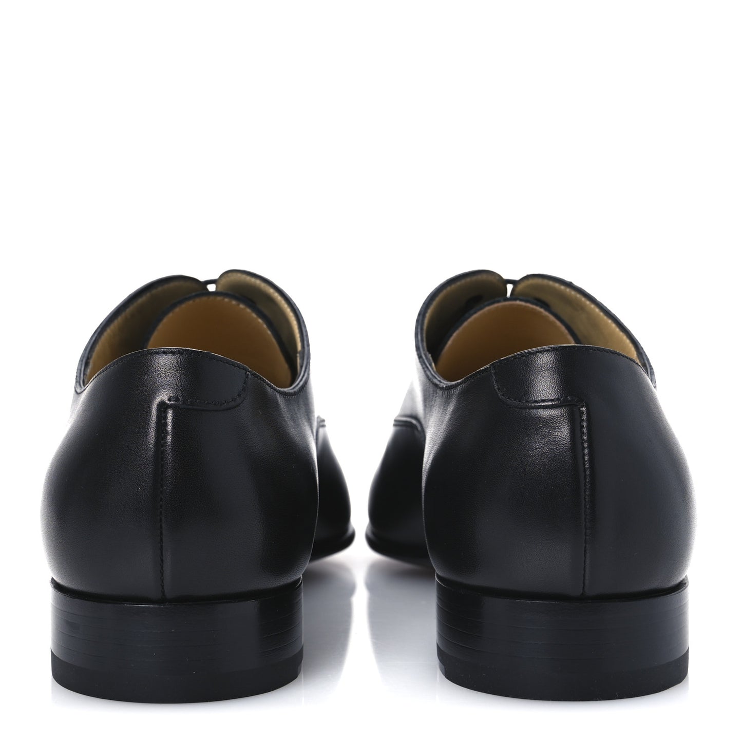 Smooth Calfskin Mens Loafers 42 Black