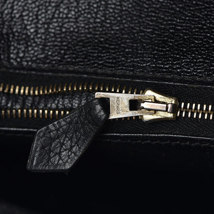 Hermes Taurillon Clemence Birkin 35 Black 19 of 42
