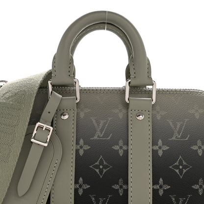Louis Vuitton Monogram Gradient Keepall Bandouliere 25 Khaki 7 of 10