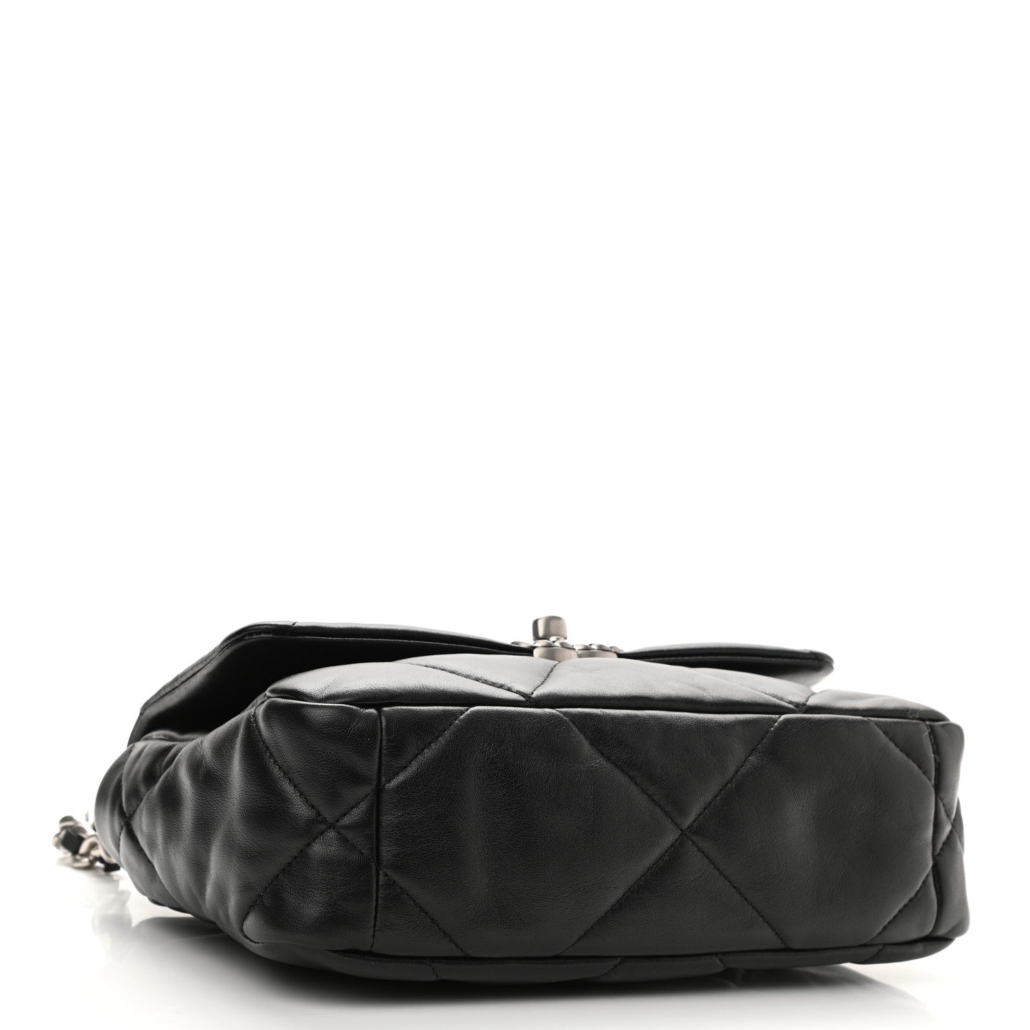 Chanel Lambskin Quilted Medium Chanel 19 Flap Black 4 of 10
