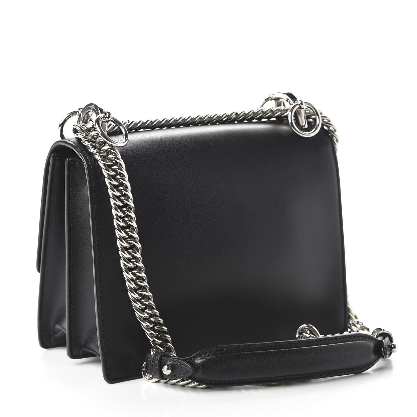 Vitello Liberty Studded Small Kan I Shoulder Bag Black Multicolor