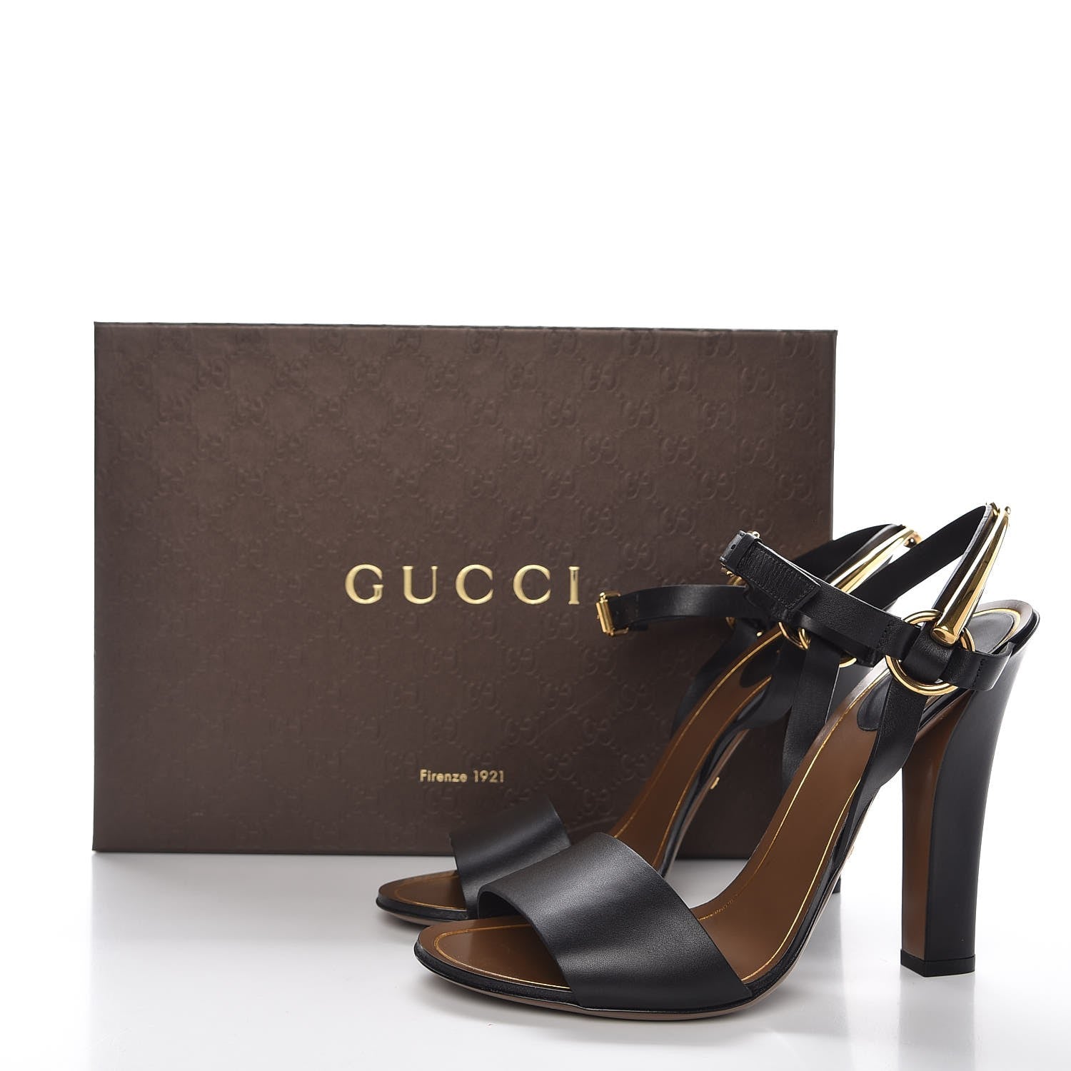 Gucci Calfskin Lifford Sandals 39 Black 8 of 8