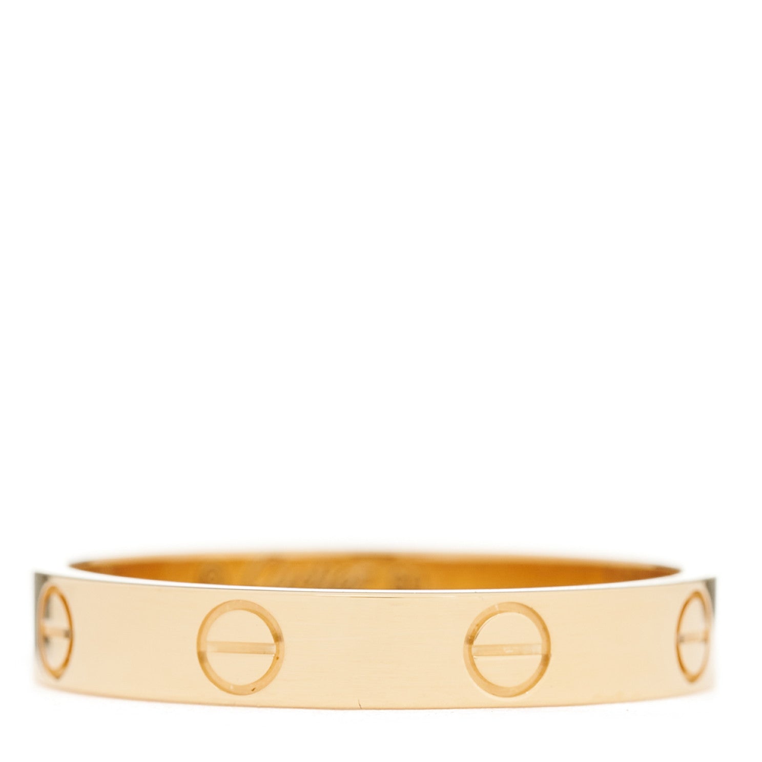 Cartier 18K Yellow Gold 3.5mm LOVE Wedding Band Ring 60 9 3 of 5