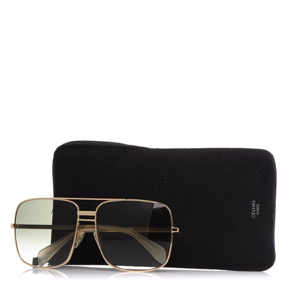 Celine Metal Sunglasses CL 41808/S Gold 7 of 7