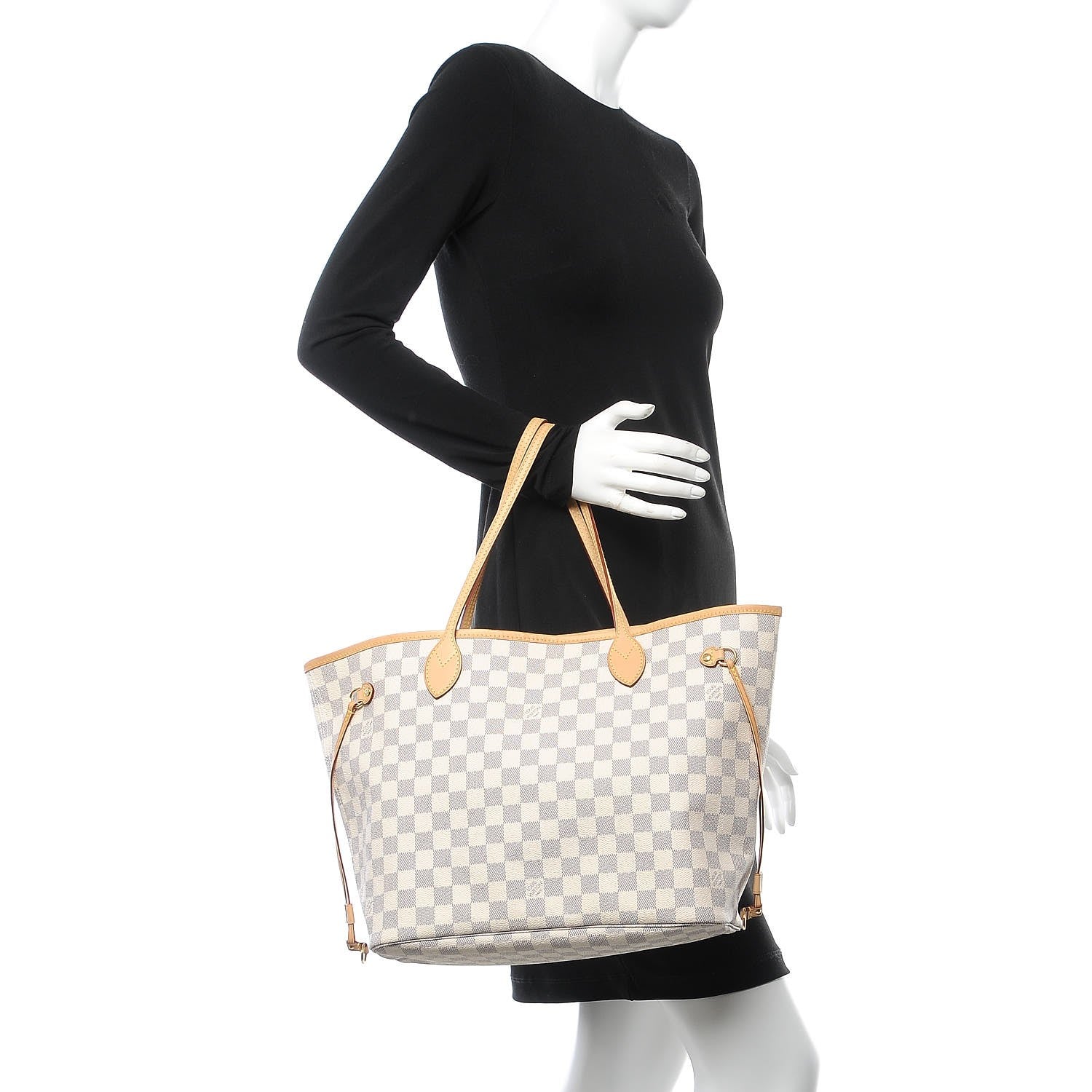 Louis Vuitton Damier Azur Neo Neverfull MM 2 of 10