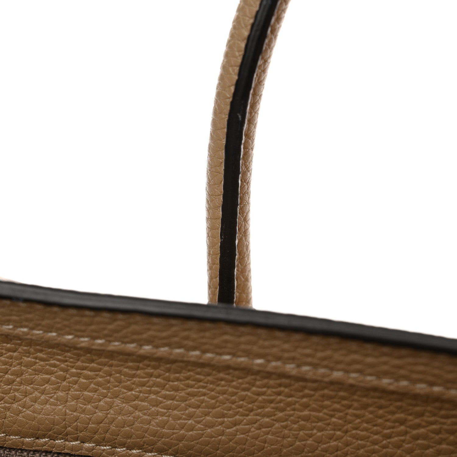 Celine Drummed Calfskin Nano Luggage Dune 14 of 15
