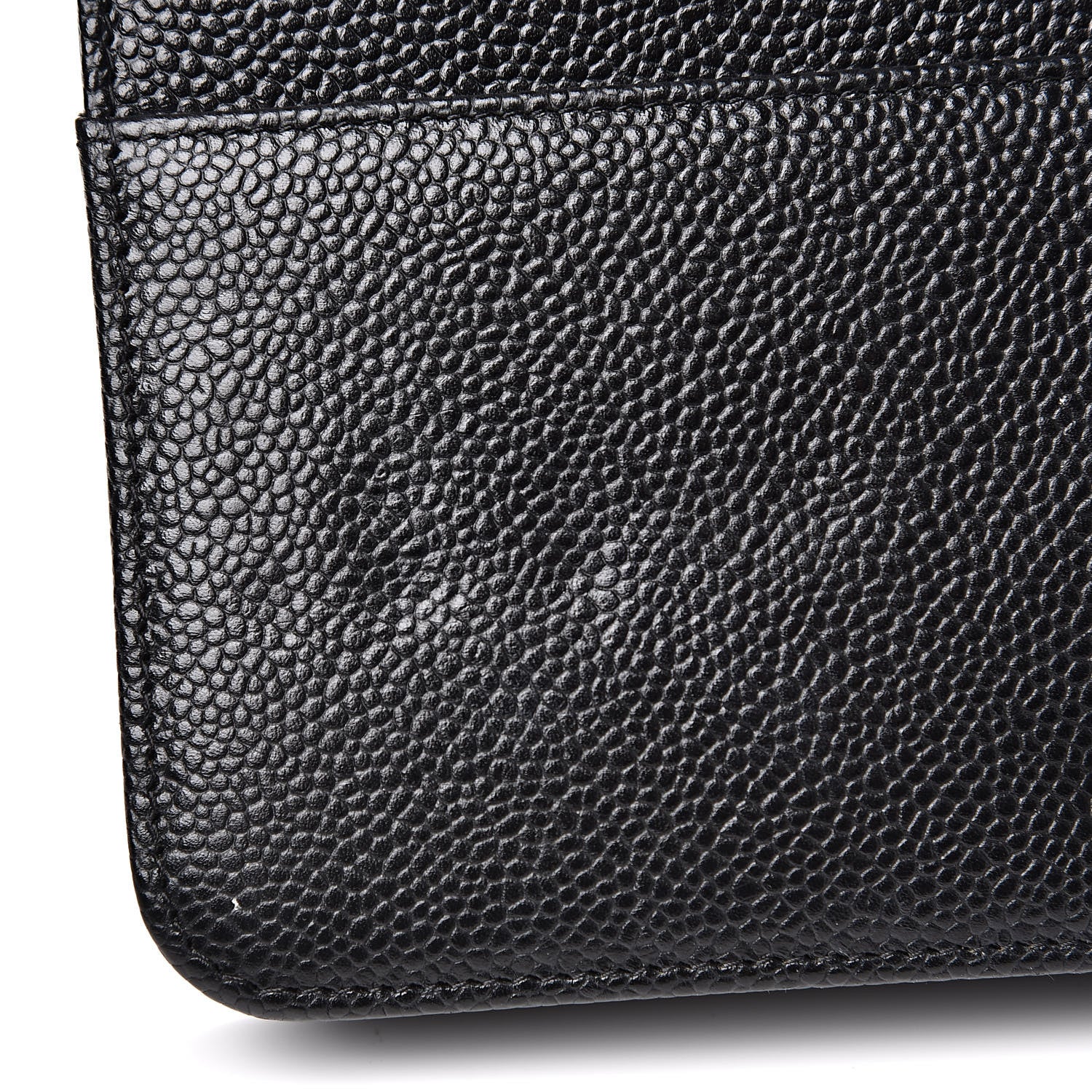Chanel Caviar Patent CC Wallet On Chain WOC Black 10 of 14