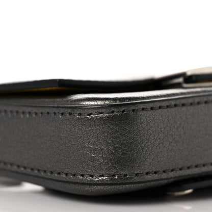 Fendi Cuoio Romano Lux Nano Baguette Charm Graphite 7 of 8