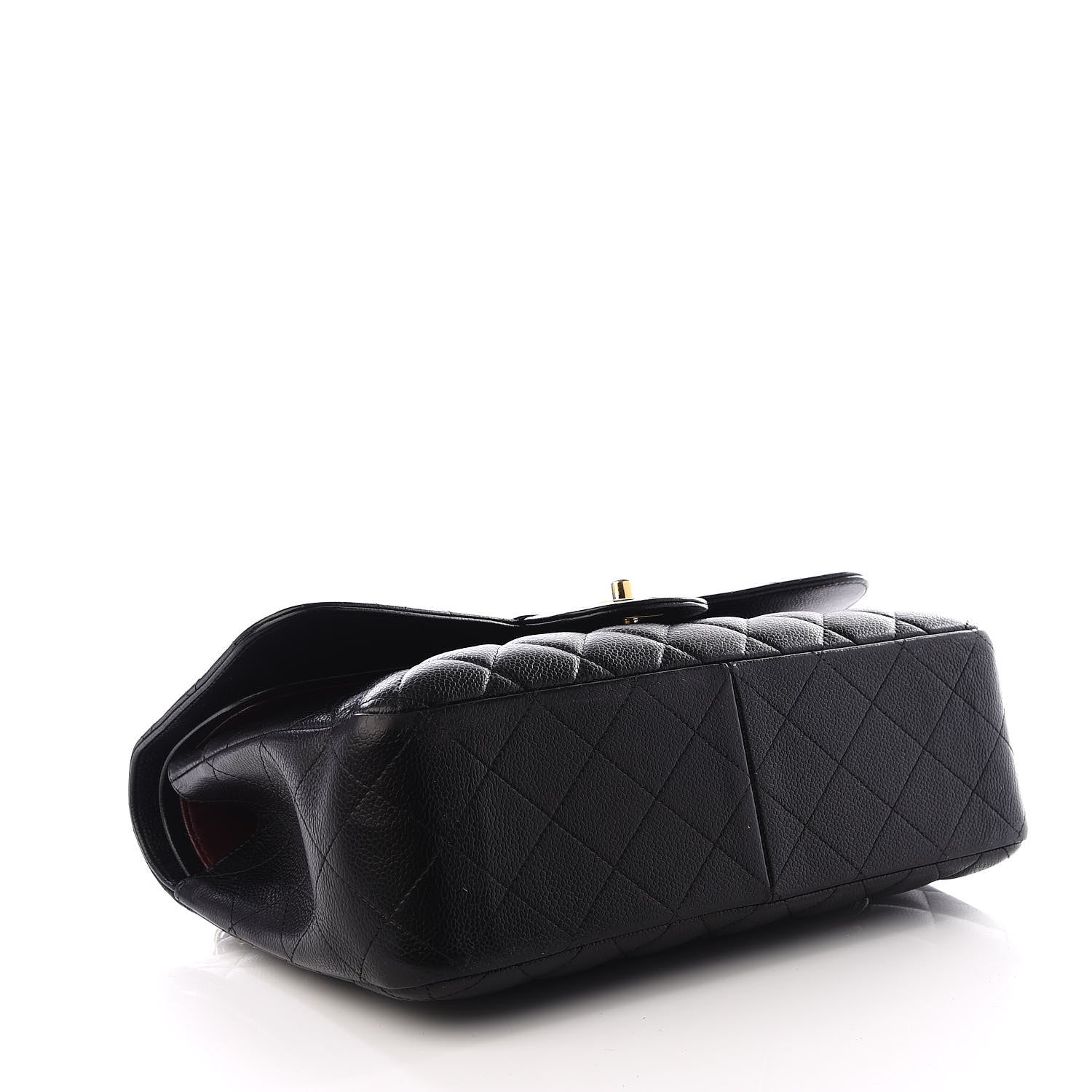 Chanel Caviar Quilted Jumbo Double Flap Black 3 of 10