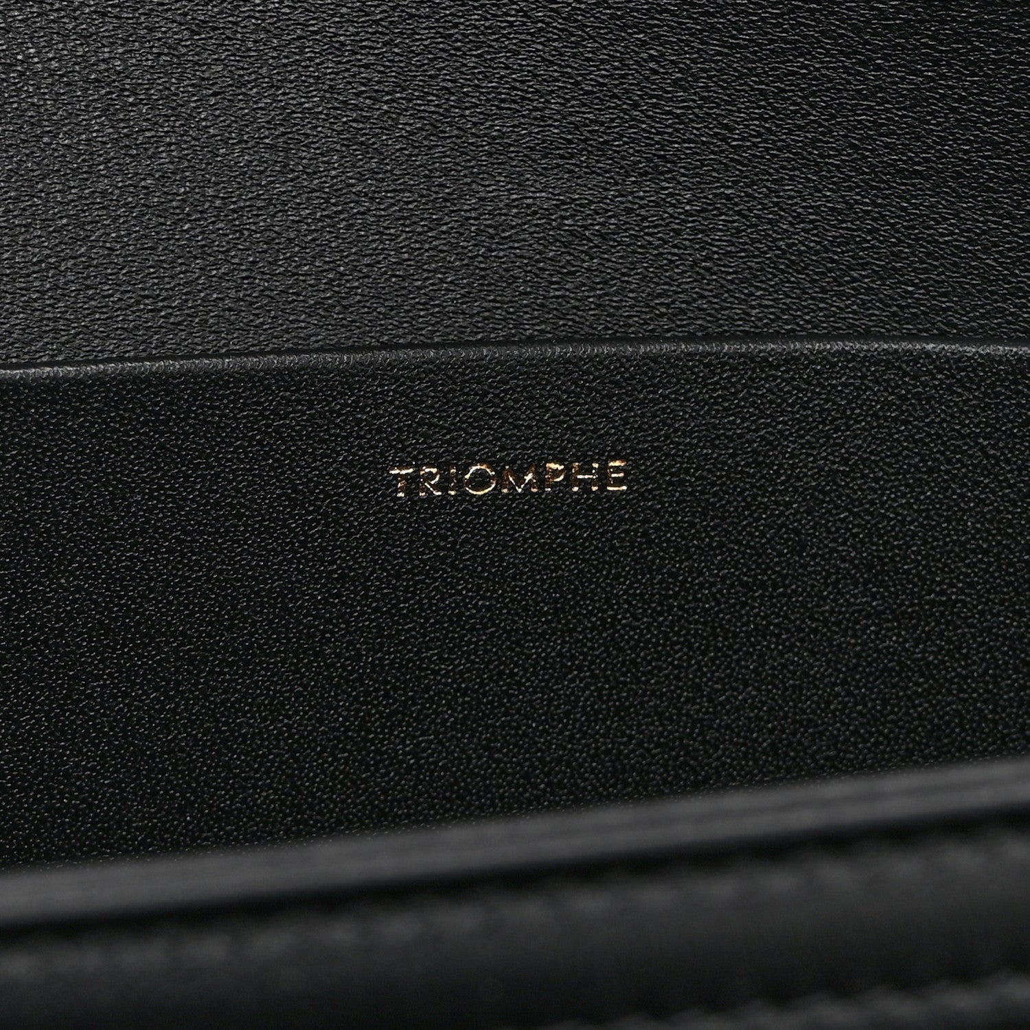 Celine Shiny Calfskin Medium Triomphe Black 7 of 11