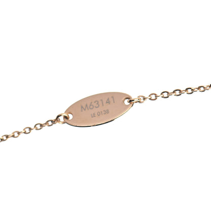 Louis Vuitton Nanogram Name Tag Necklace Gold 5 of 6