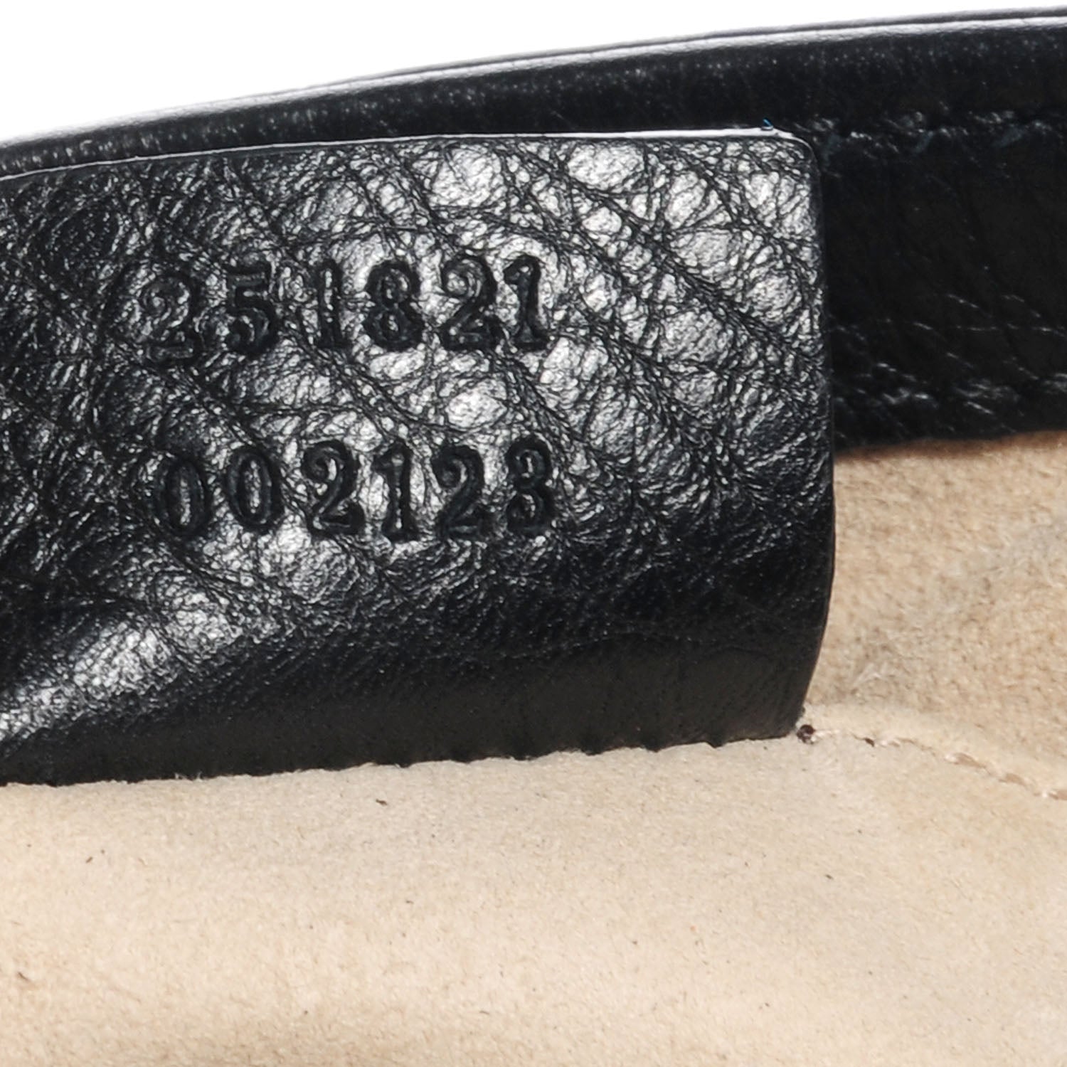 Gucci Pebbled Calfskin Small 1973 Chain Shoulder Bag Black 8 of 8