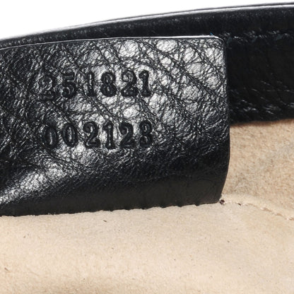 Gucci Pebbled Calfskin Small 1973 Chain Shoulder Bag Black 8 of 8