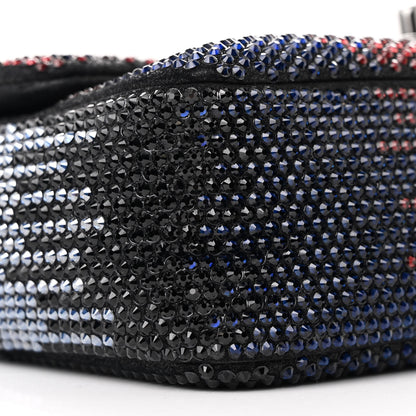 Chanel Suede Calfskin Crystal Mini Single Flap Multicolor 9 of 10
