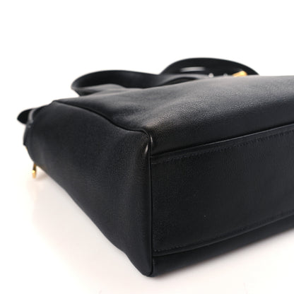 Prada Vitello Cervo Mini Satchel Black 8 of 9
