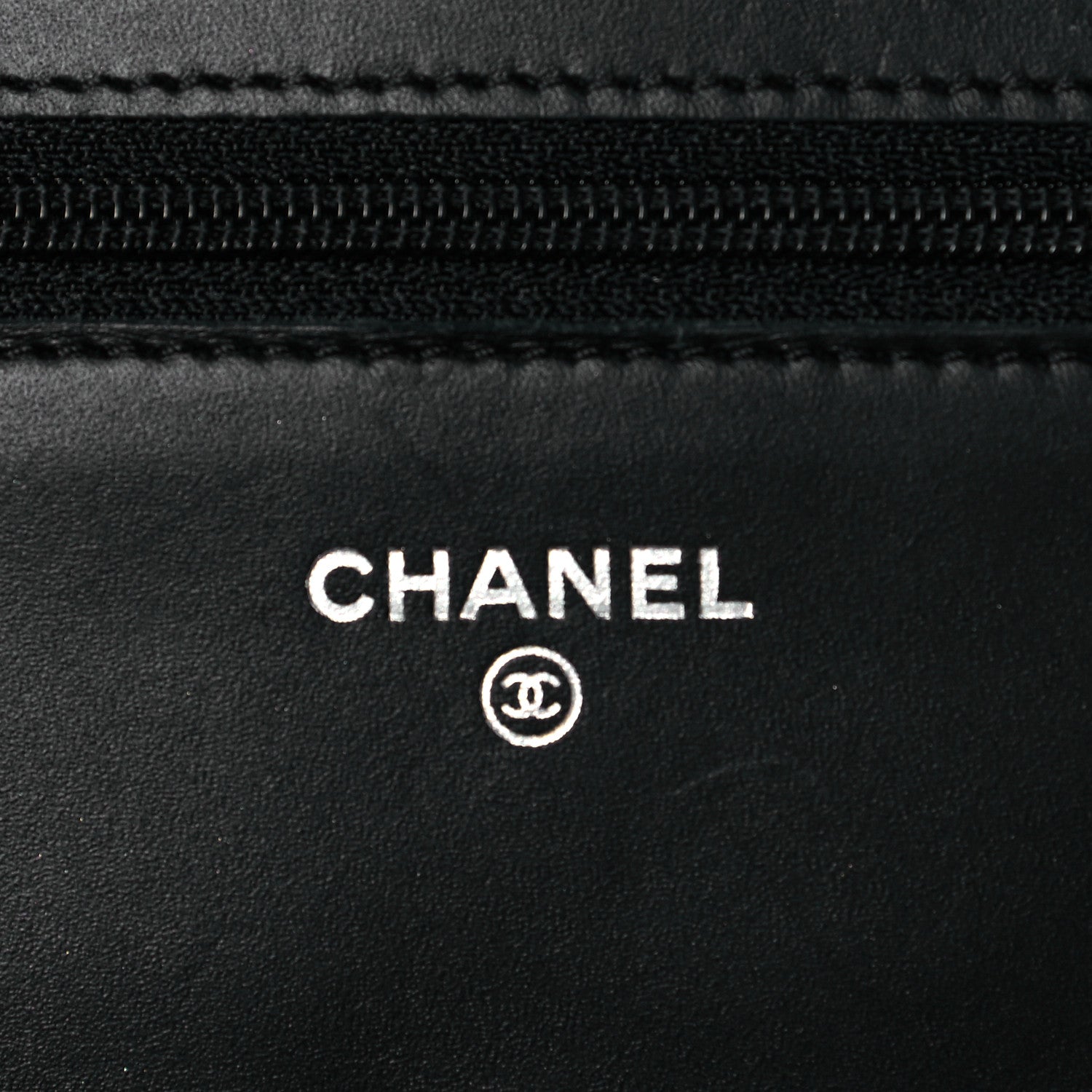 Chanel Patent Quilted Wallet On Chain WOC Black 7 of 9