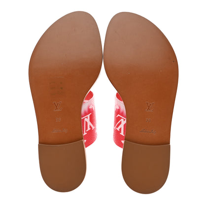 Louis Vuitton Monogram Escale Palma Sandals 38 Rouge 5 of 14