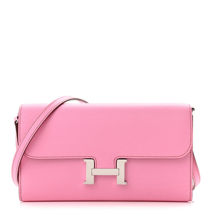 Hermes Epsom Constance Wallet To Go 5P Pink 1 of 11