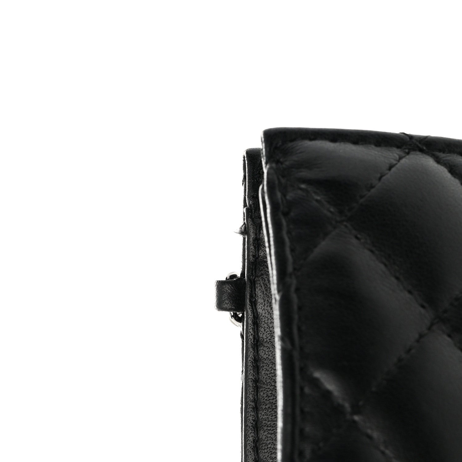 Chanel Lambskin Mineral Nights Pochette Wristlet Black 14 of 17