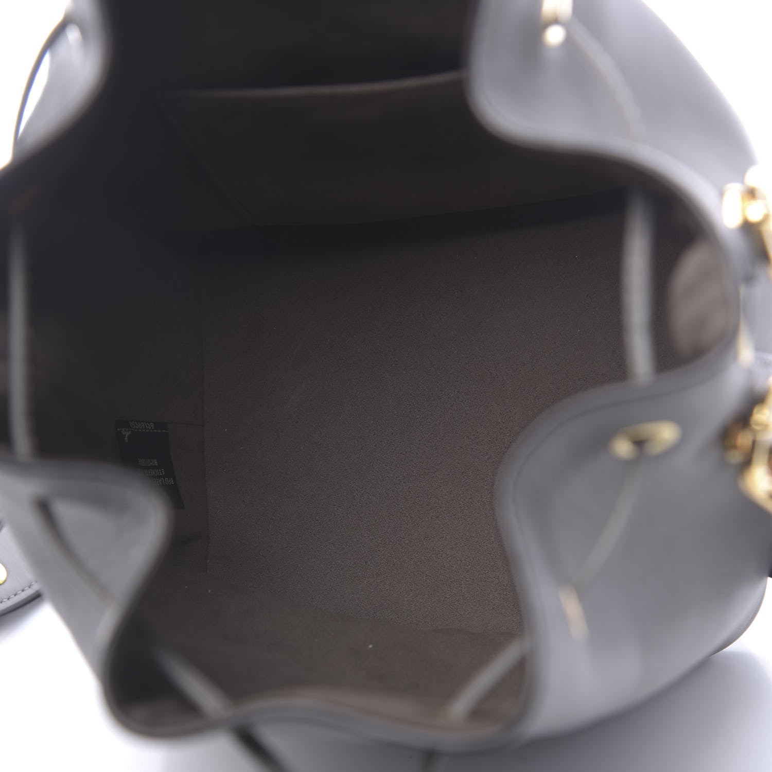 Fendi Vitello Grace Matte F is Fendi Grande Mon Tresor Bucket Bag Argilla 5 of 9