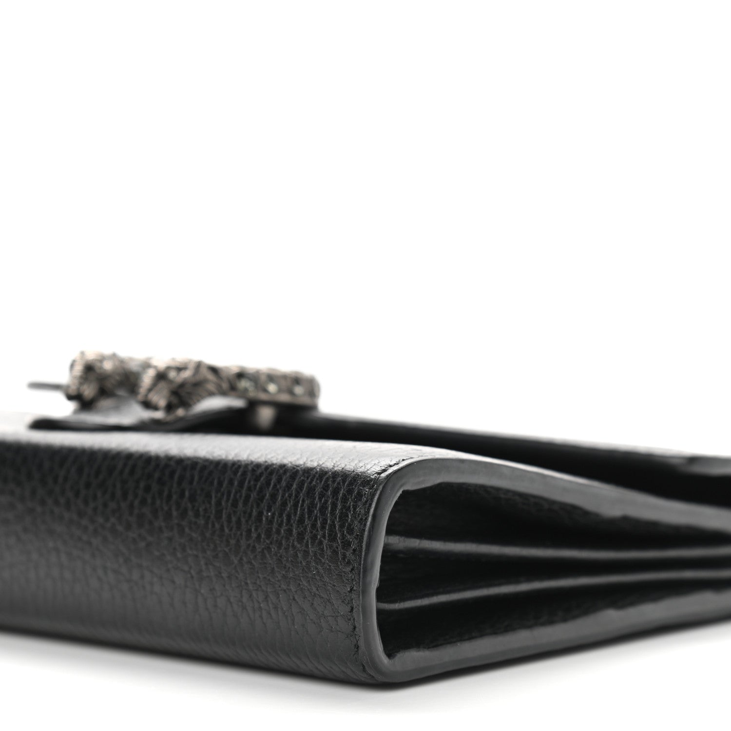 Gucci Calfskin Mini Dionysus Chain Wallet Black 9 of 10