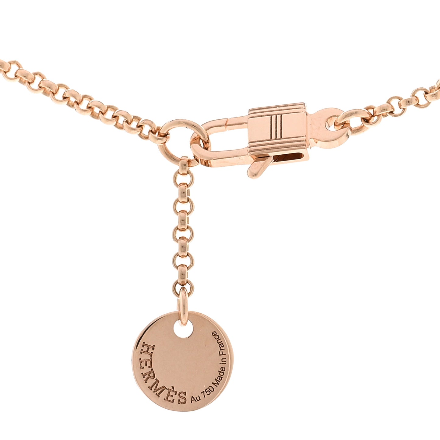 18K Rose Gold Clou d'H Pendant Necklace