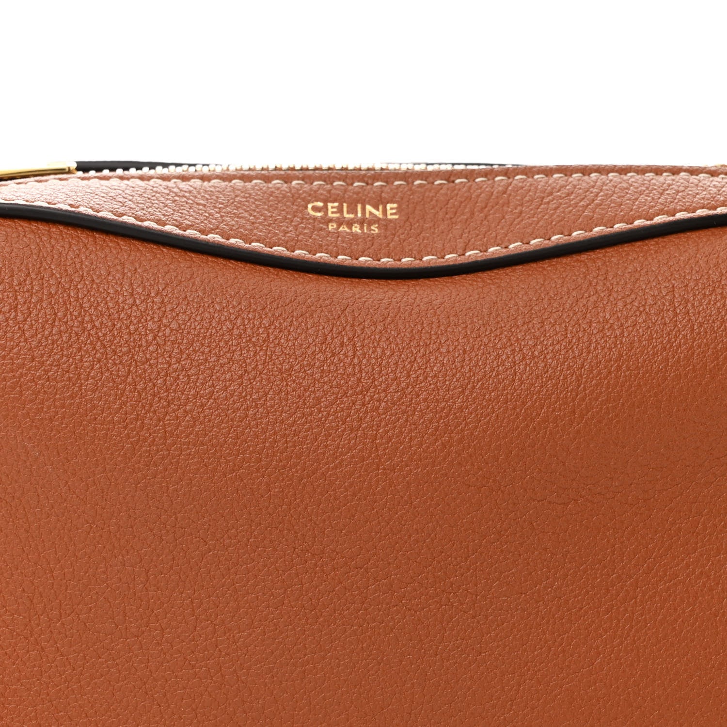 Celine Supple Calfskin Mini Romy Shoulder Bag Tan 8 of 11