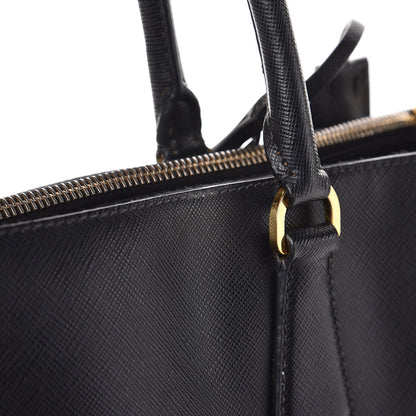 Prada Saffiano Lux Extra Large Galleria Double Zip Tote Black 14 of 19