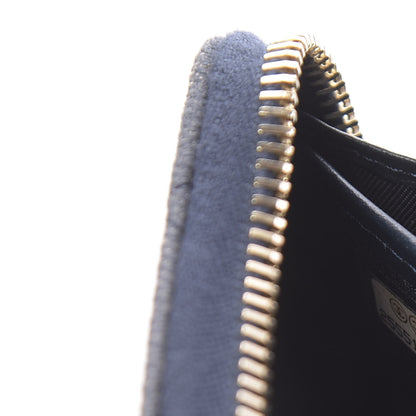 Chanel Denim Quilted Large Gusset Lucky Charms 2.55 Reissue Zip Around Wallet Bleu Fonce 7 of 10