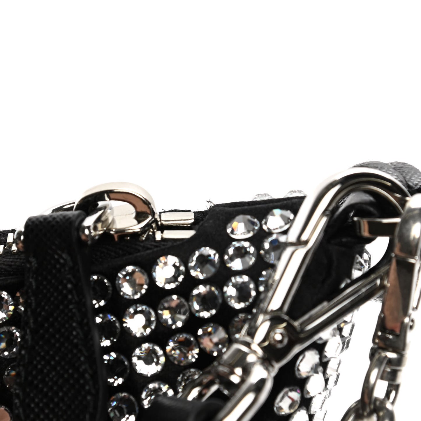 Satin Crystal Re-Edition 2005 Shoulder Bag Cristal