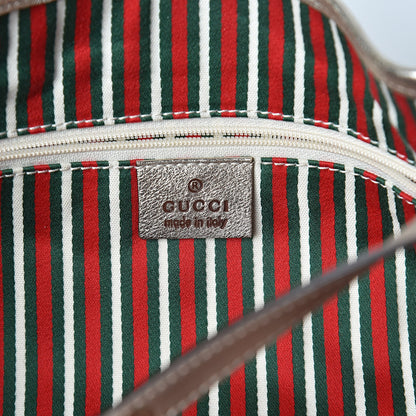 Gucci Monogram Medium Abbey Shoulder Bag Gold 6 of 9