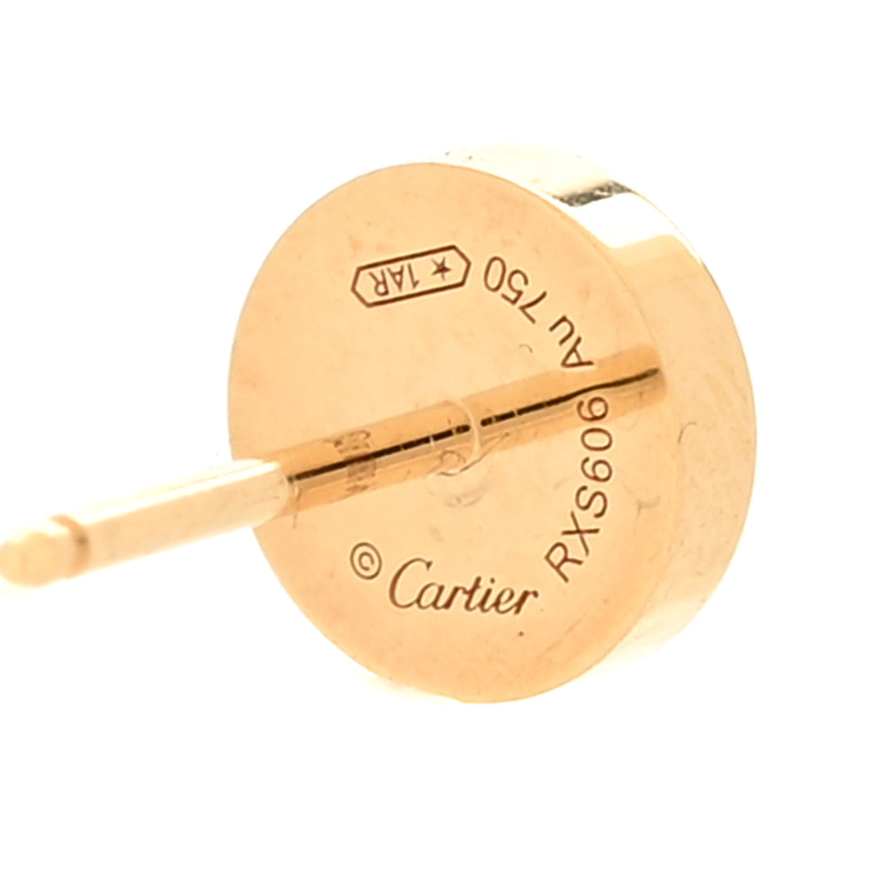 18K Yellow Gold LOVE Earrings