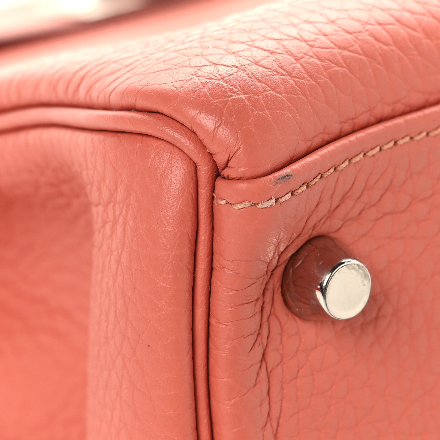 Hermes Taurillon Clemence Kelly Retourne 28  Rose Thé 9 of 13