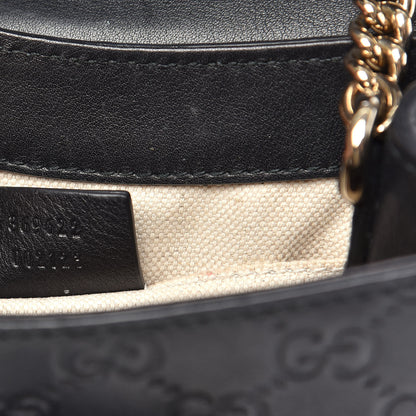 Gucci Guccissima Mini Emily Shoulder Bag Black 7 of 13