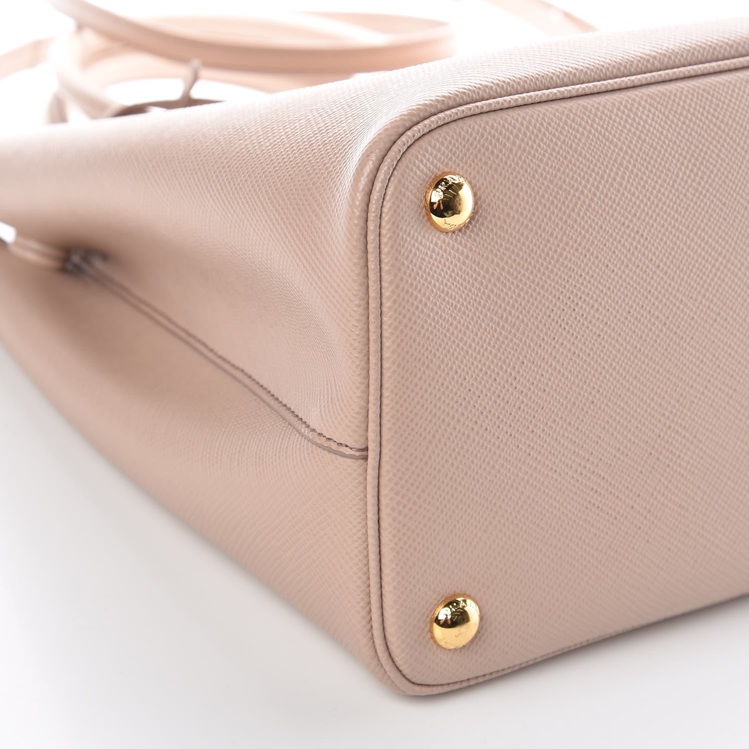 Prada Saffiano Cuir Medium Double Bag Cammeo Rosa 10 of 11
