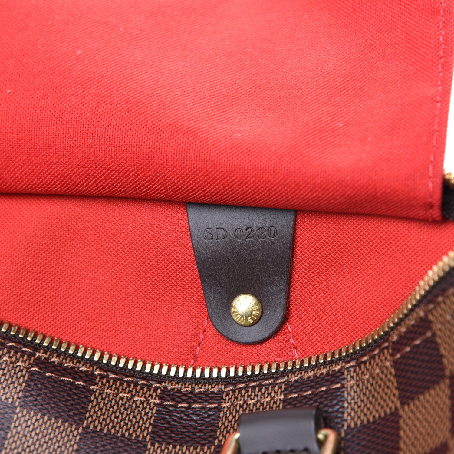 Louis Vuitton Damier Ebene Speedy Bandouliere 30 7 of 10
