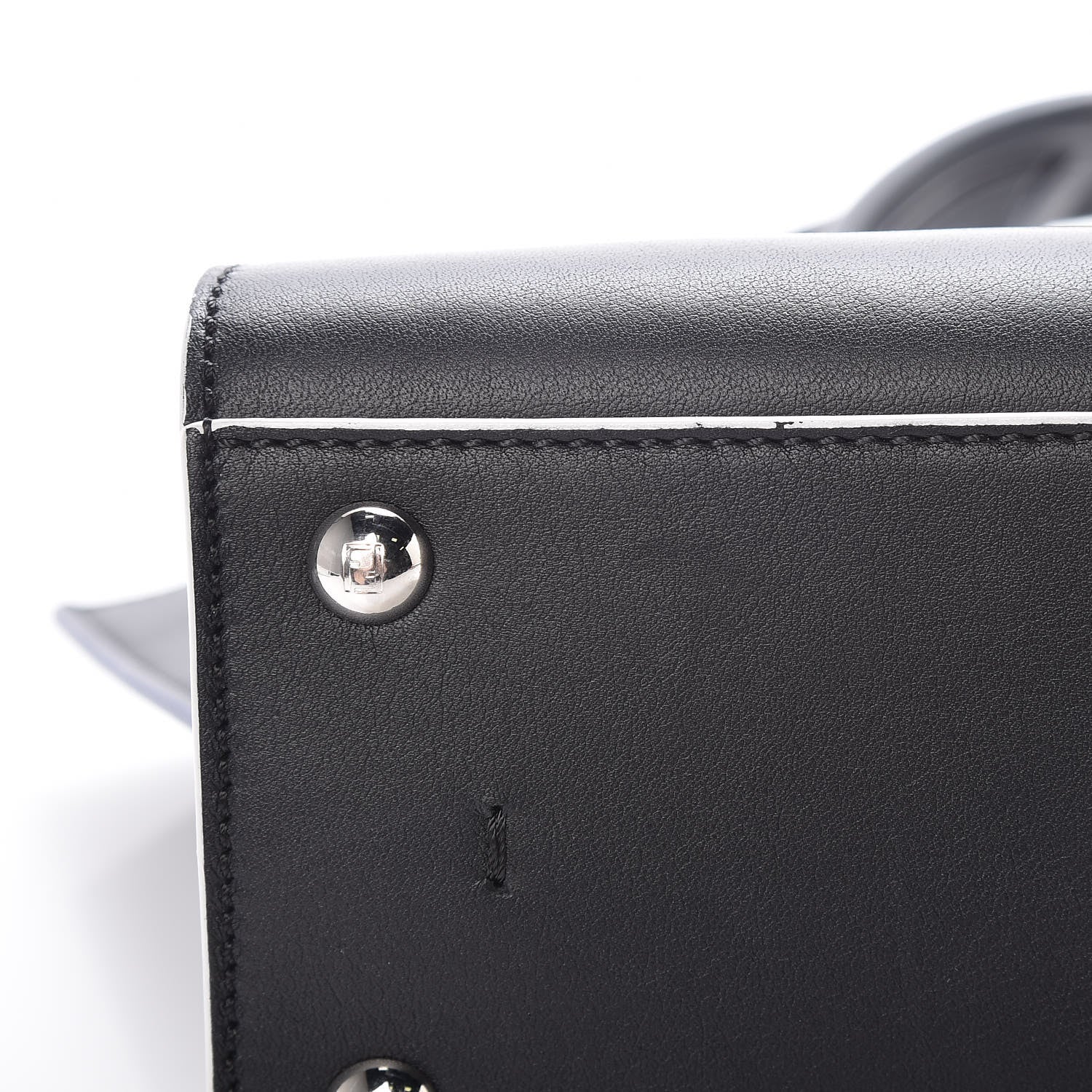 Fendi Vitello Dolce Mini 3Jours Tote Black 8 of 10