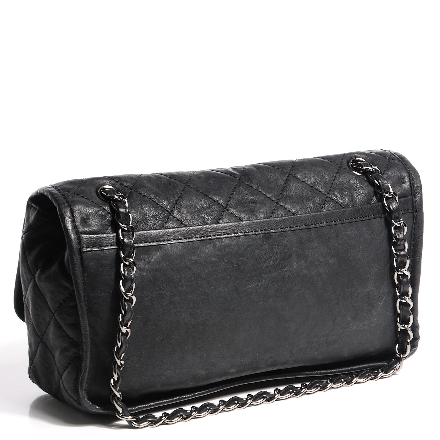 Calfskin Medium Natural Beauty Flap Black