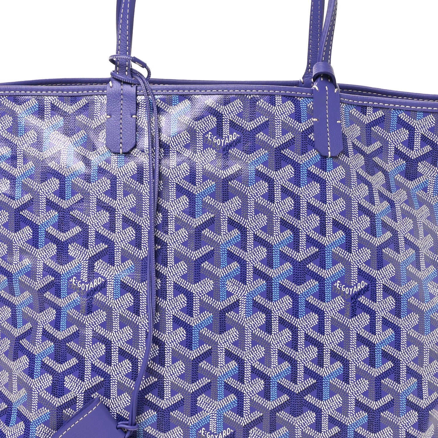 Goyard Goyardine Saint Louis PM Blueberry Purple 9 of 11